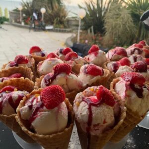 Eton Mess Ice Cream - Dorset Wedding Caterer