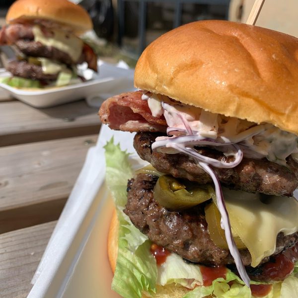 Burbs Kitchen Prime Beef Burgers - outdoor catering